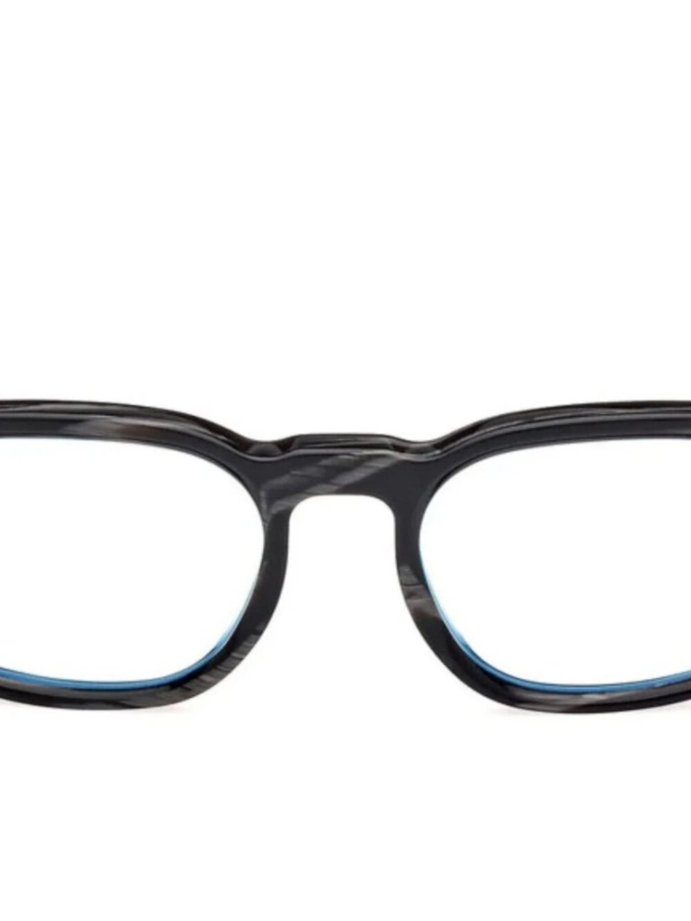 TOM FORD TF5930-D-B 063 BLACK HORN BLUE BLOCK LENS AUTHENTIC EYEGLASSES FRAME - Picture 2 of 5